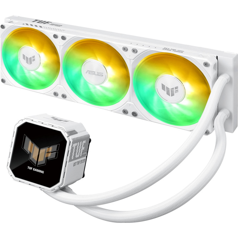 Система водяного охолодження Asus TUF Gaming LC III 360 ARGB LCD White (90RC01A2-B0EAY0)