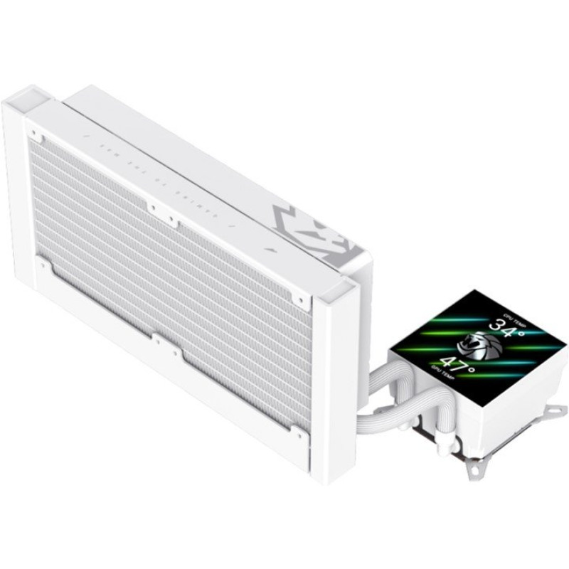 Водяне охолодження GameMax Glacier 240 LCD WH
