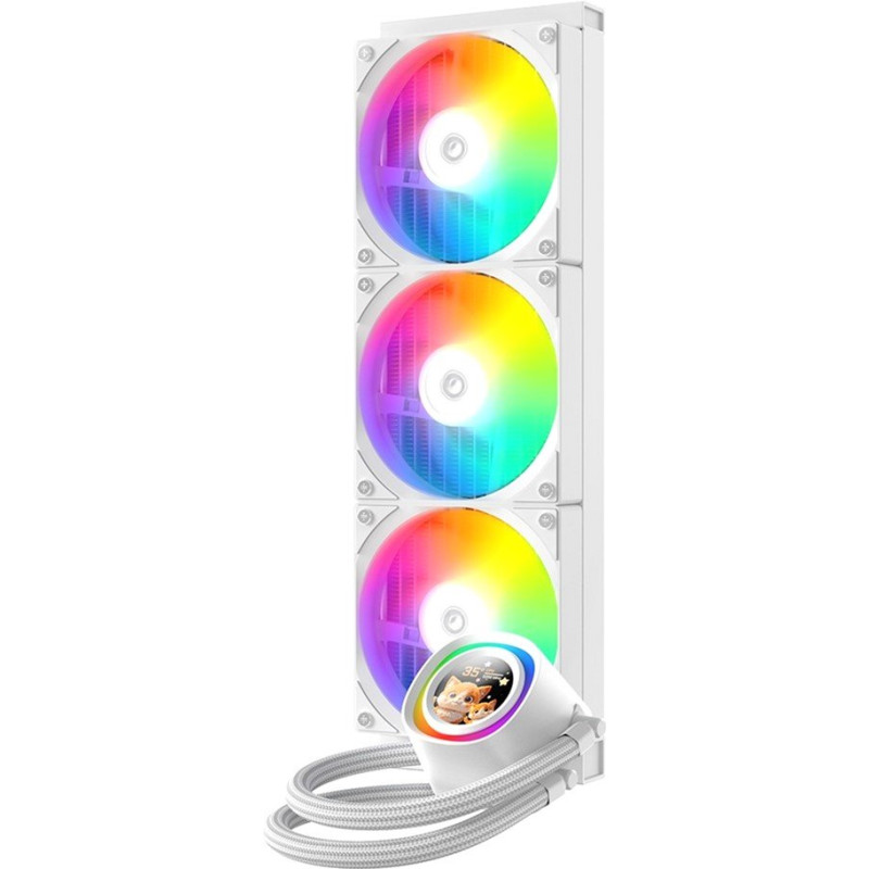 Система рідинного охолодження ID-Cooling FX360 LCD White