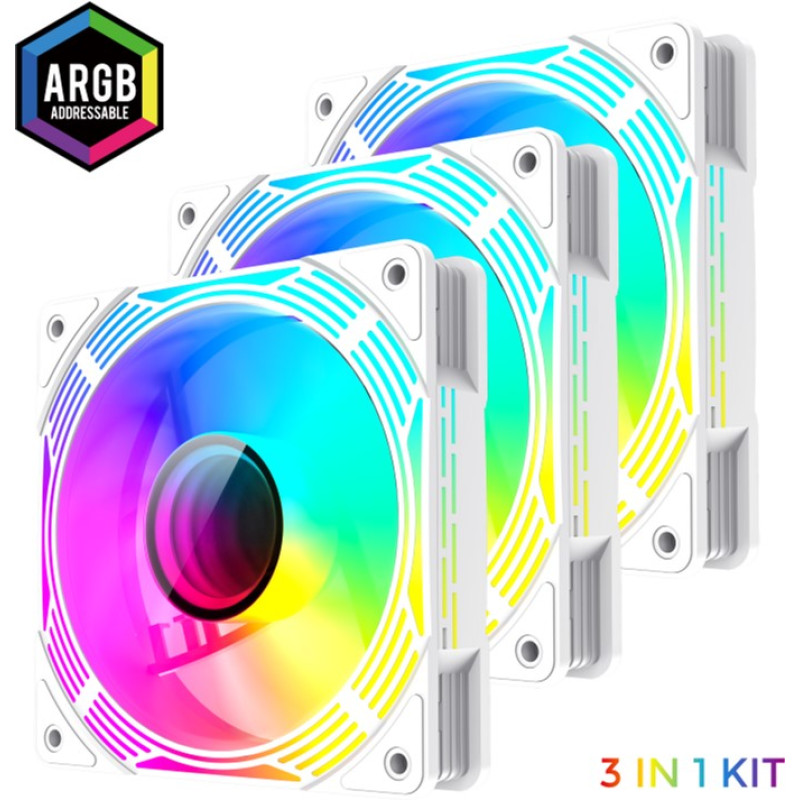 Кулер для корпусу GameMax KF300 WH