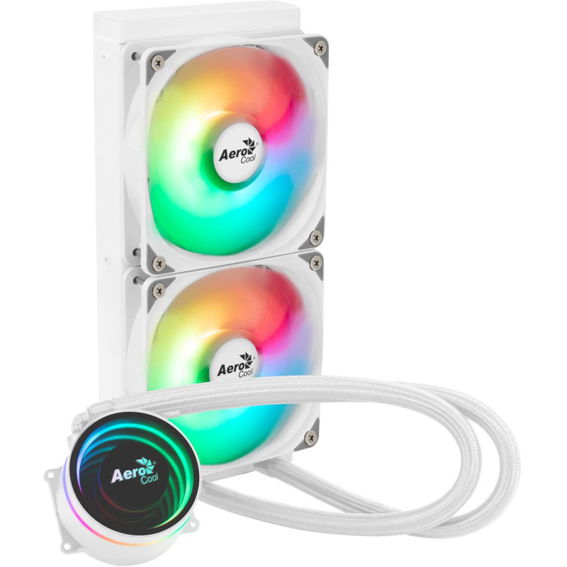 Система водяного охолодження AeroCool Oasis L240 White (ACLA-OA24117.21)