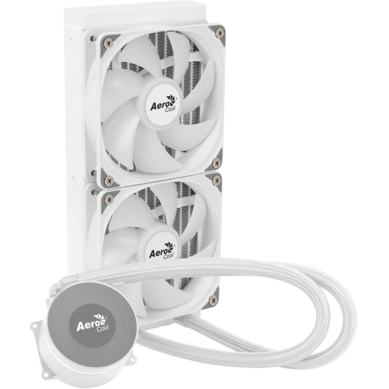 Система водяного охолодження AeroCool Oasis L240 White (ACLA-OA24117.21)