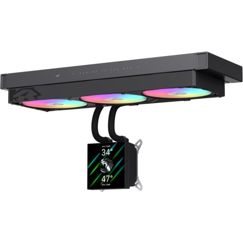 Водяне охолодження GameMax Glacier 360 LCD BK