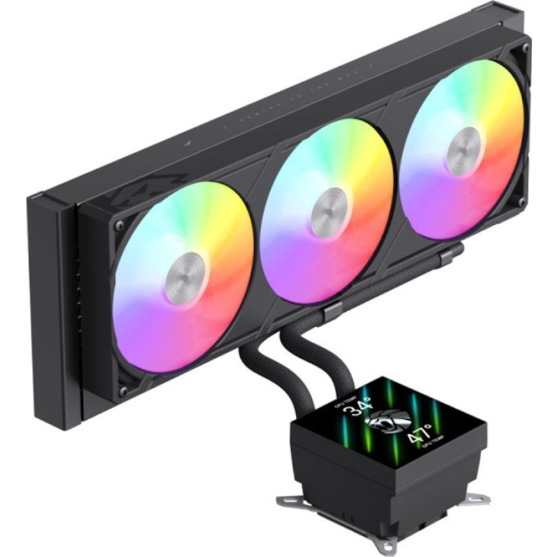Водяне охолодження GameMax Glacier 360 LCD BK