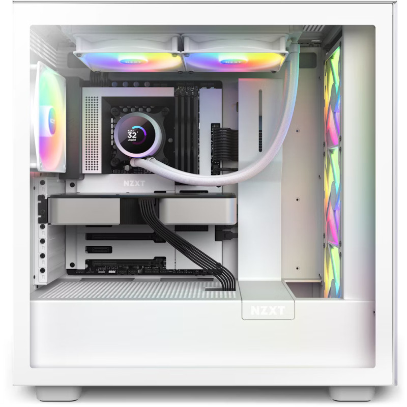 Система рідинного охолодження NZXT Kraken 280 RGB Matte White (RL-KR280-W1)
