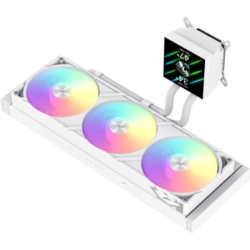 Водяне охолодження GameMax Glacier 360 LCD WH