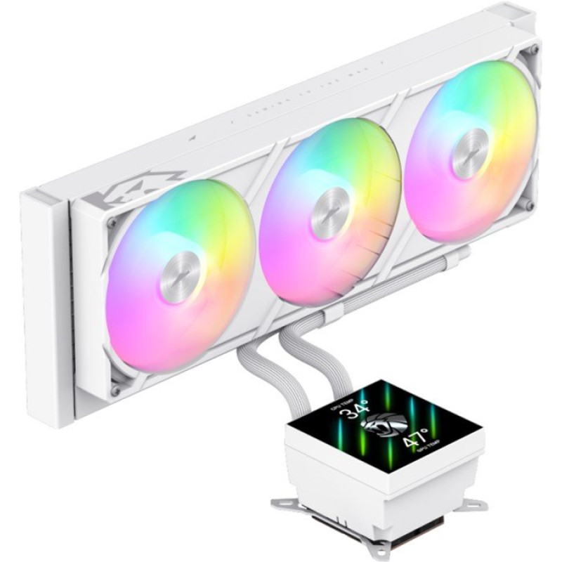 Водяне охолодження GameMax Glacier 360 LCD WH