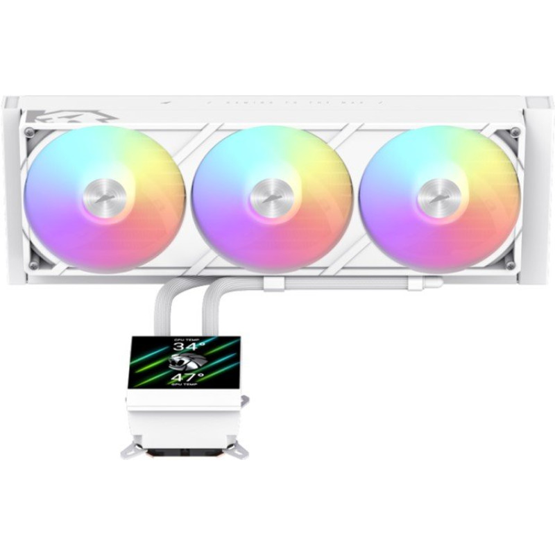 Водяне охолодження GameMax Glacier 360 LCD WH