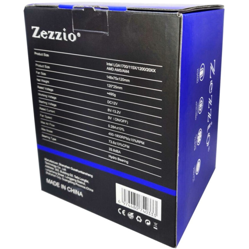 Кулер Zezzio ZH-C400 V2