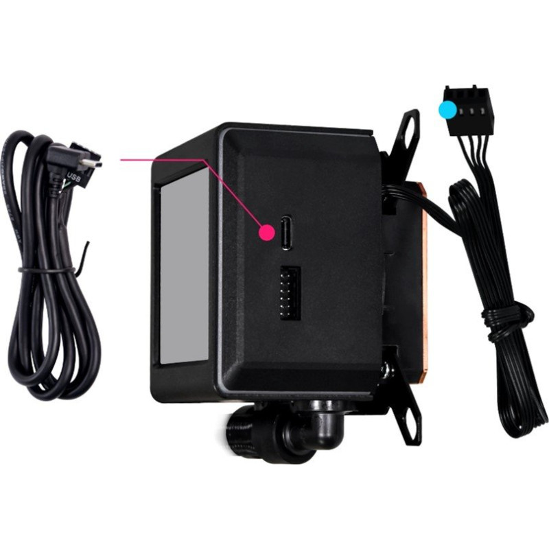 Система рідинного охолодження Lian Li Galahad GA II LCD TL 280, Black (G89.GA2ALCD28TLB.00)