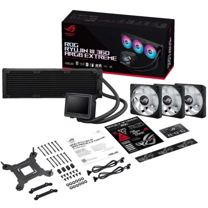 Система водяного охолодження Asus ROG Ryujin III 360 ARGB Extreme (90RC0131-M0EAY0)