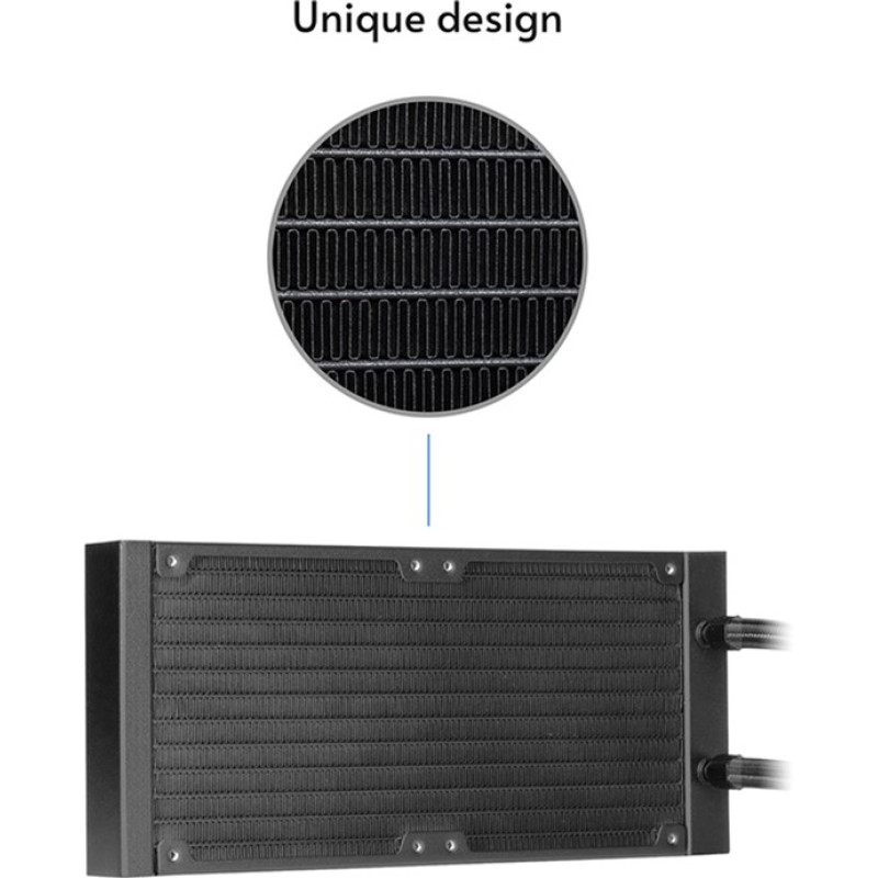 Система водяного охолодження Chieftec Iceberg 240 DARK (CLC-240-BLK)