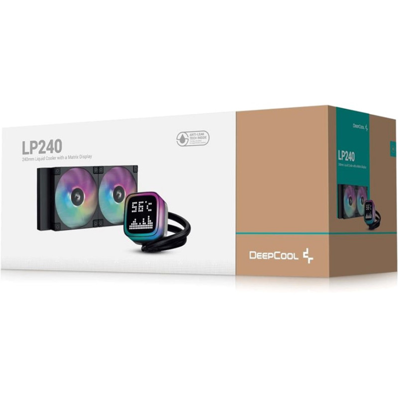 Система водяного охолодження DeepCool LP240 ARGB Black (R-LP240-BKMSNC-G-1)