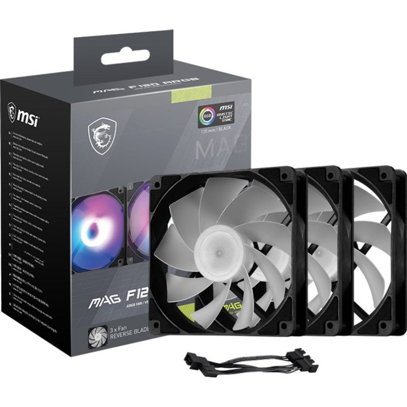 Кулер до корпусу MSI MAG F120 ARGB-3RB