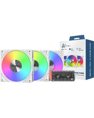 Кулер MONTECH METAL PRO 12 ARGB 3 PACK (W)
