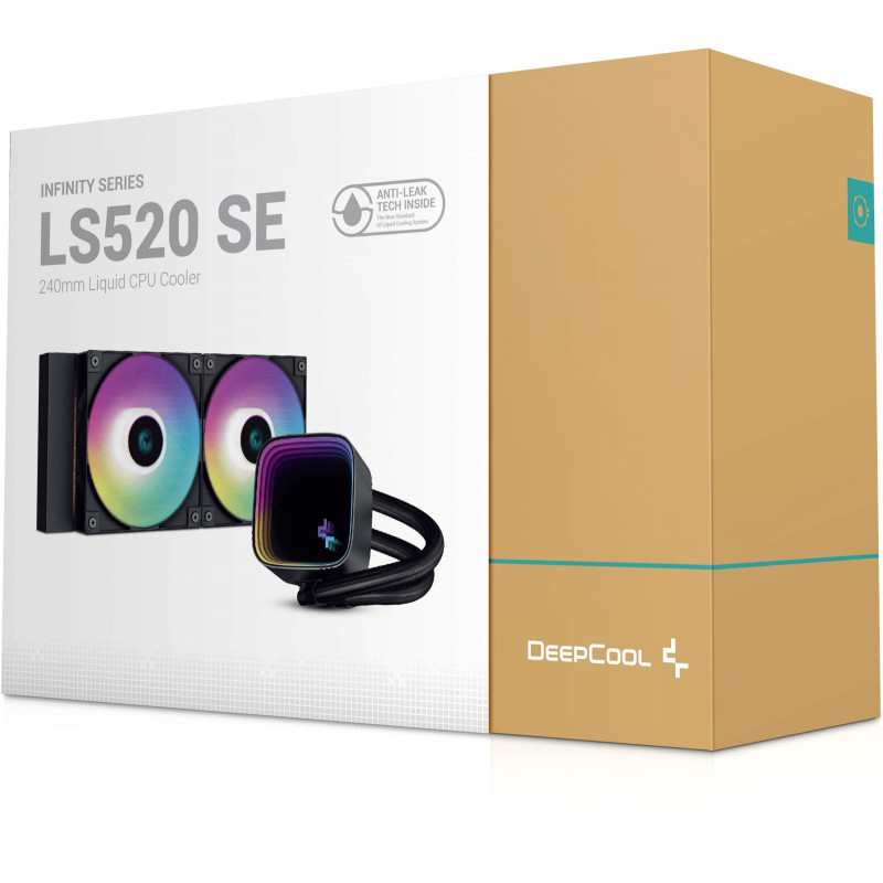 Система водяного охолодження DeepCool LS520 SE Black (R-LS520-BKAMMM-G-1)