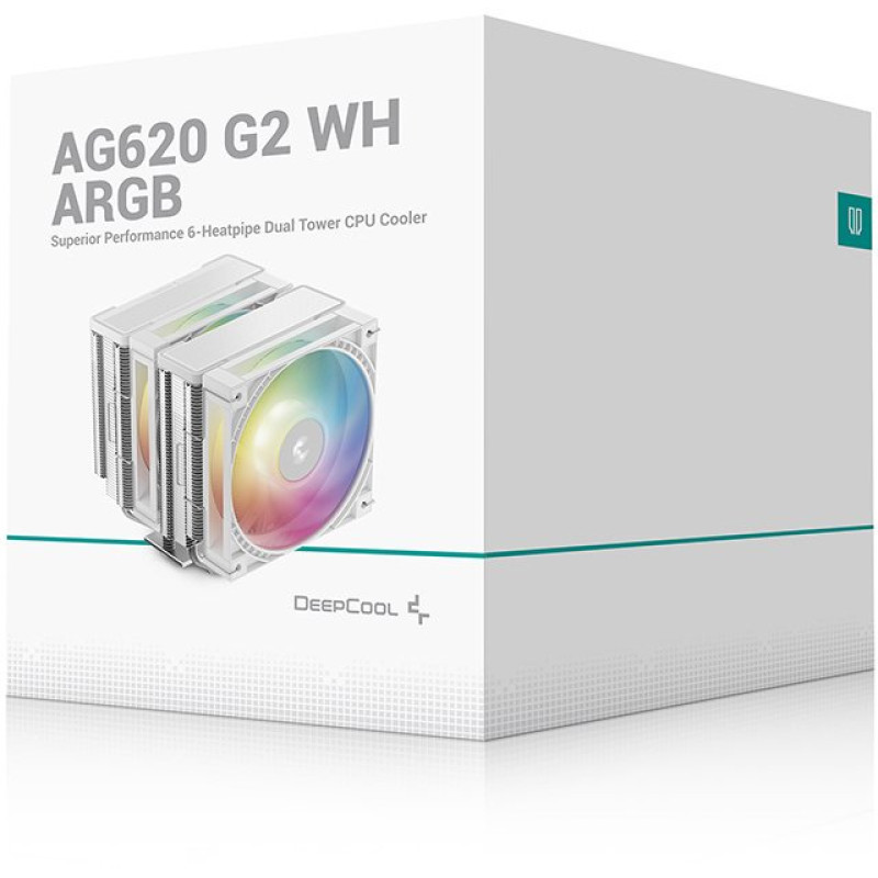 Кулер DeepCool AG620 G2 WH ARGB (R-AG620-WHAMMG2-G)