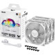 Asus Tuf Gaming TR120 Fan Argb White 3in1 (90DA0093-B09020)