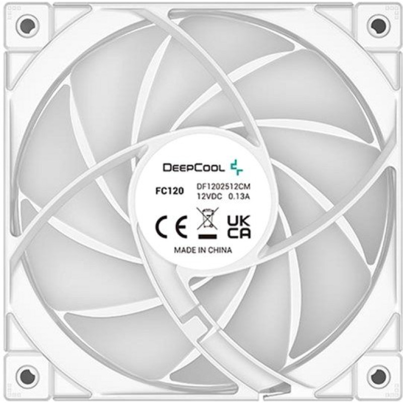  Кулер DeepCool FC120 3 IN 1 White (R-FC120-WHAMN3-G-1)