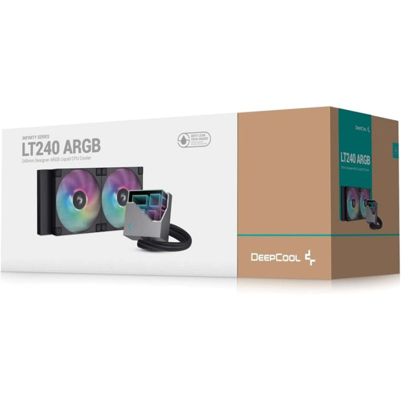 Система водяного охолодження DeepCool LT240 ARGB Black (R-LT240-BKAMNC-G-1)