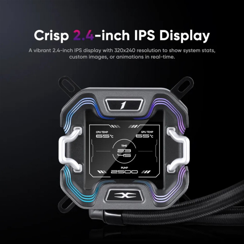 Система водяного охолодження 1stPlayer X-240 Black