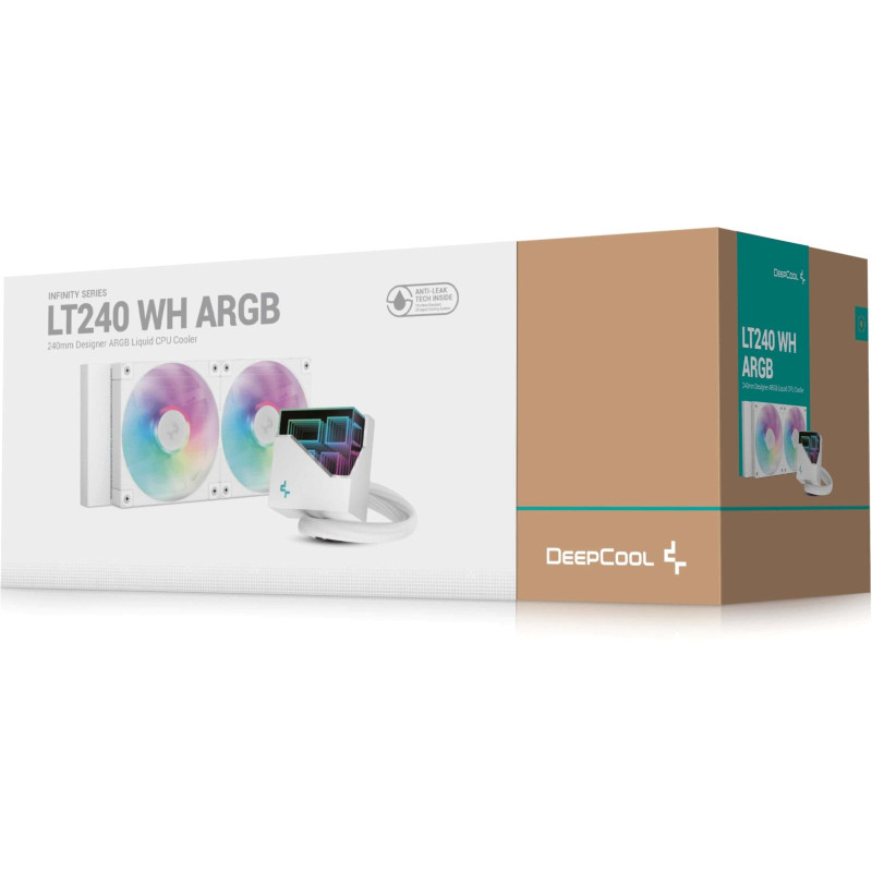 Система водяного охолодження DeepCool LT240 ARGB White (R-LT240-WHAMNC-G-1)