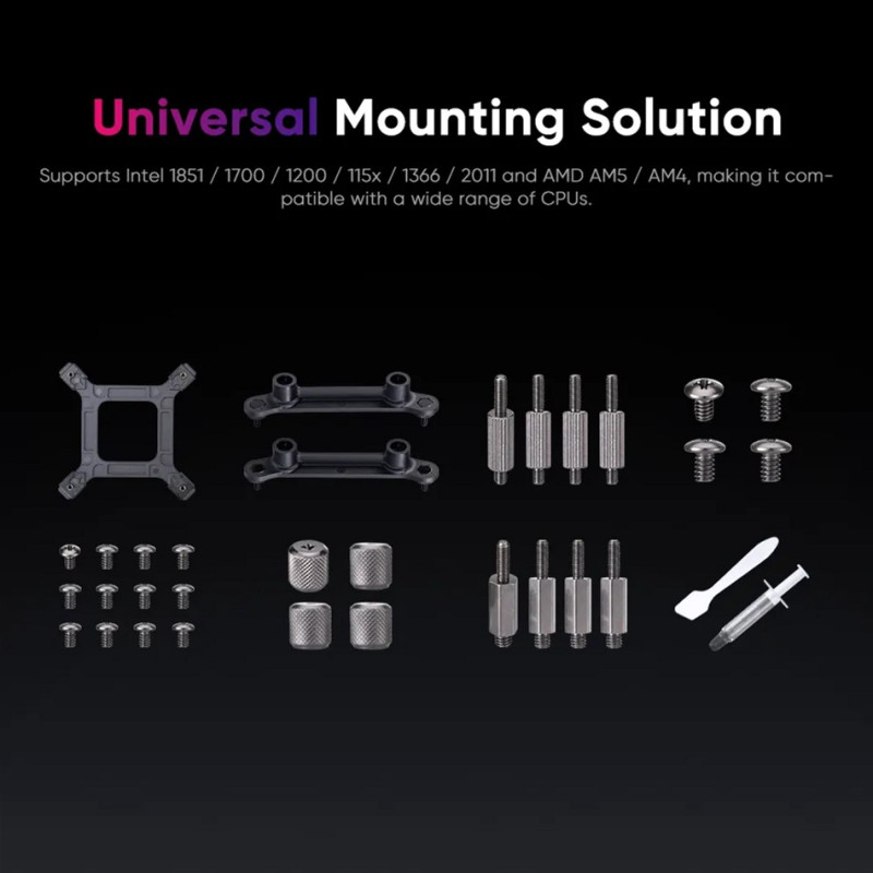 Система водяного охолодження 1stPlayer X-240 White