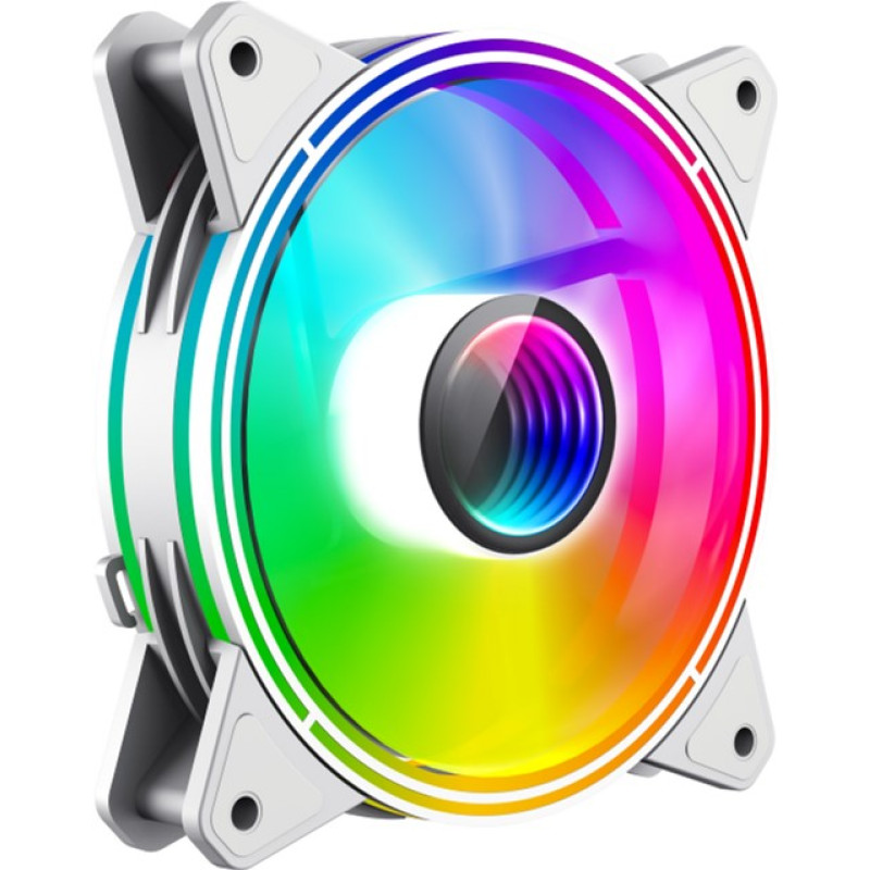 Кулер для корпусу GAMEMAX FN-12Rainbow-Q-Infinity WT