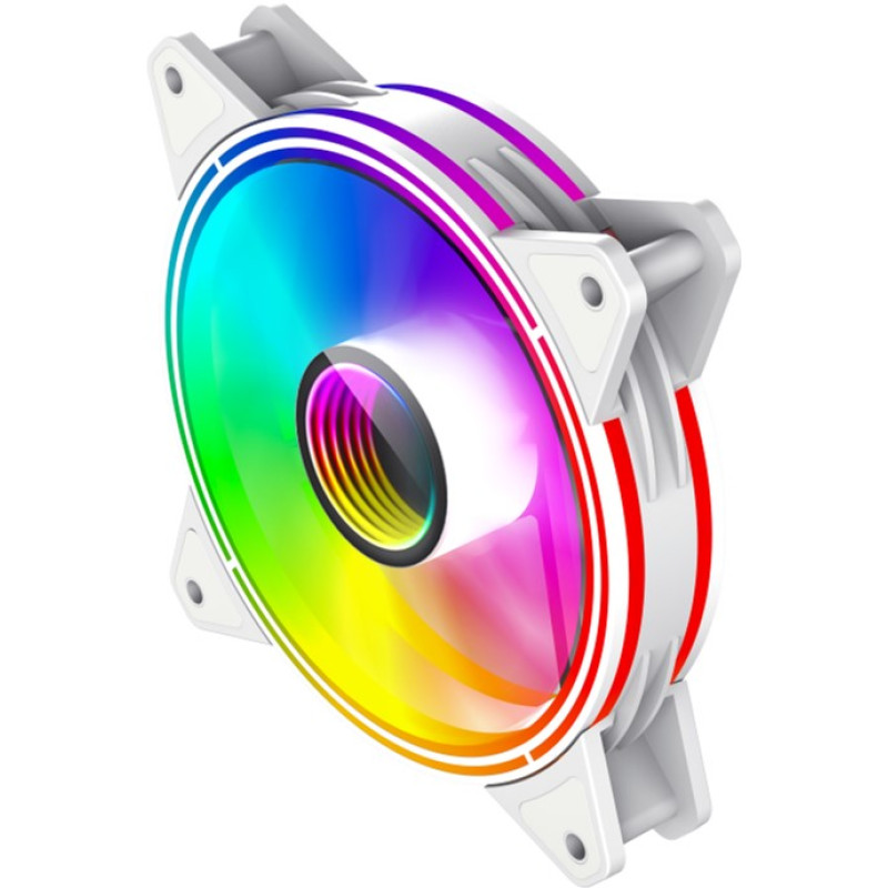 Кулер для корпусу GAMEMAX FN-12Rainbow-Q-Infinity WT