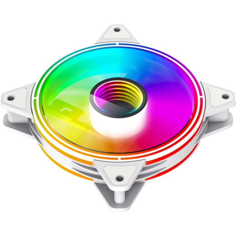 Кулер для корпусу GAMEMAX FN-12Rainbow-Q-Infinity WT