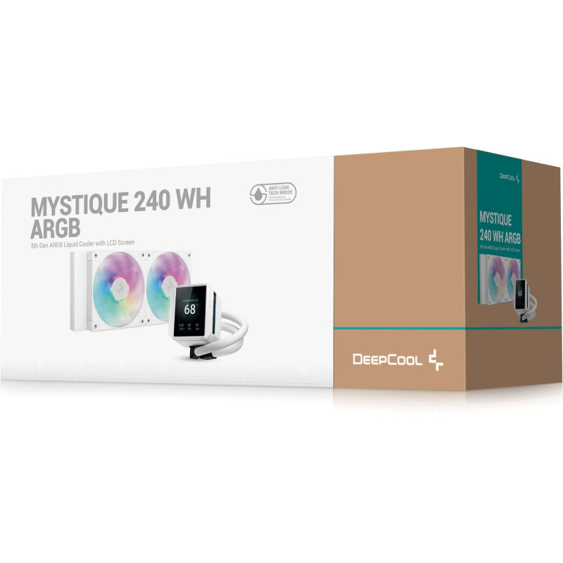 Система водяного охолодження DeepCool Mystique 240 ARGB White (R-LX240-WHDSNMCP-G-1)