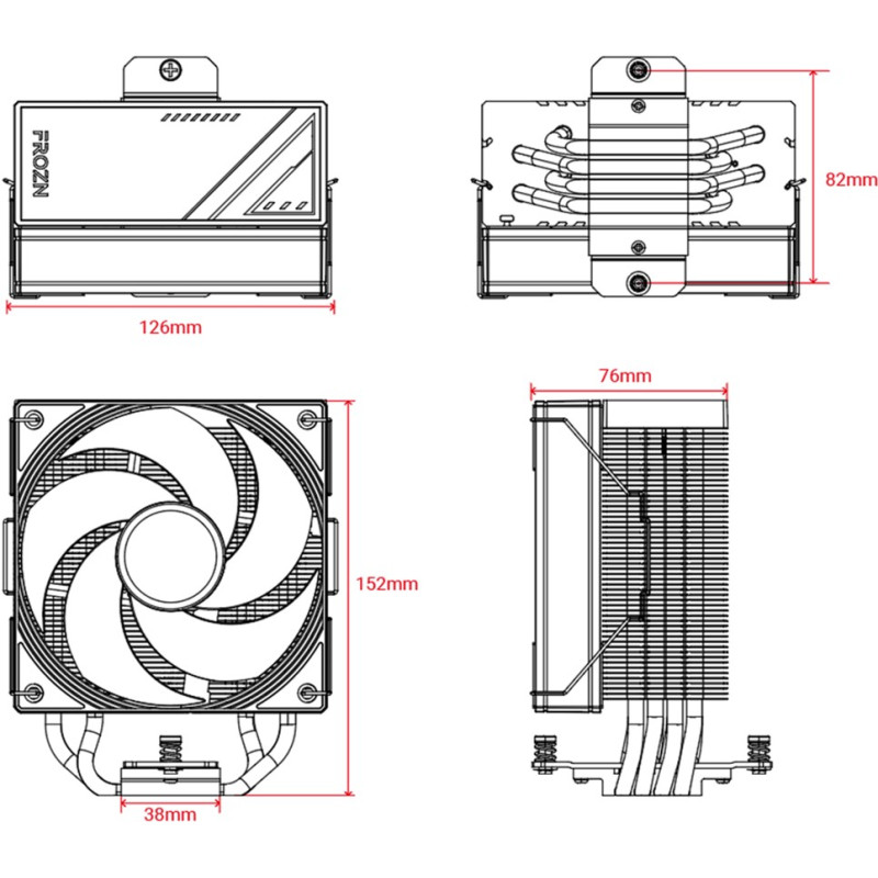 Кулер ID-Cooling Frozn A410 ARGB