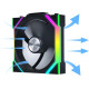 Кулер Lian Li Uni Fan SL WIRELESS 120-1 Black (G99.12SL1W1B.00)
