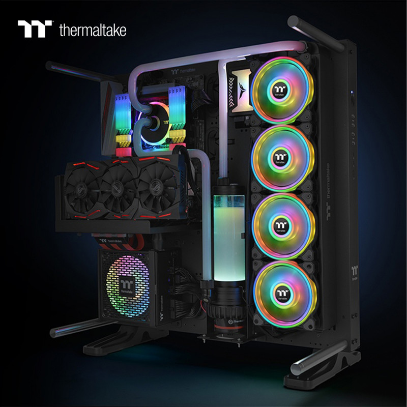Кулер Thermaltake Riing Quad 14 RGB Radiator Fan TT Premium Edition (CL-F089-PL14SW-C)