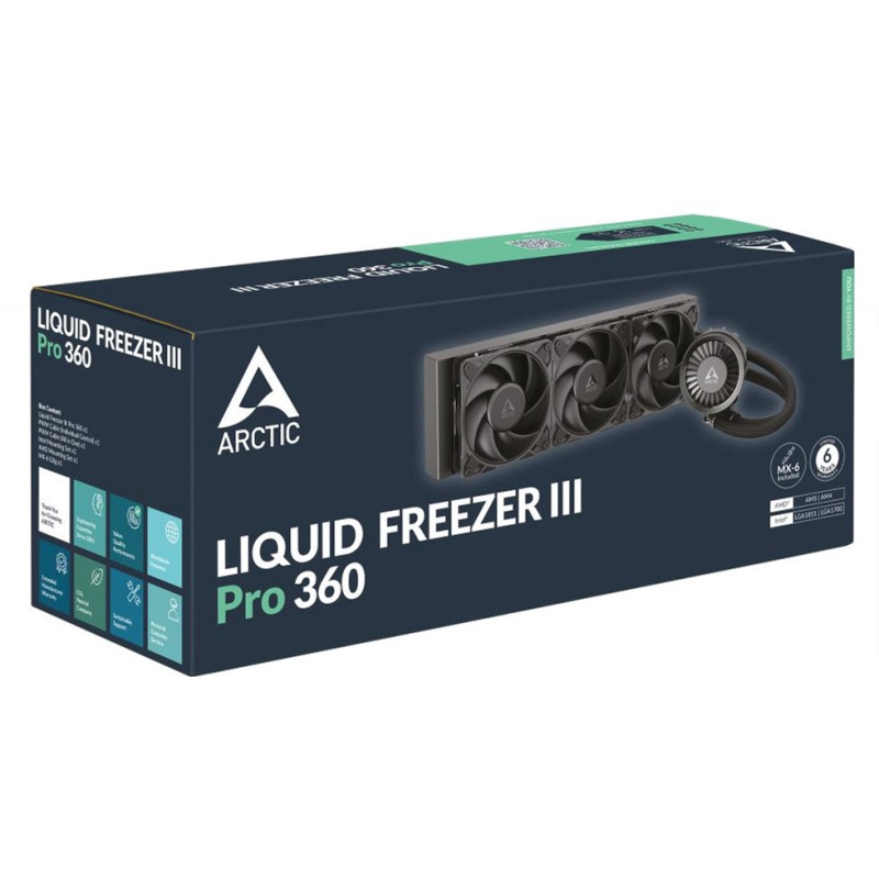 Система рідинного охолодження Arctic Liquid Freezer III Pro 360 (ACFRE00180A) Black