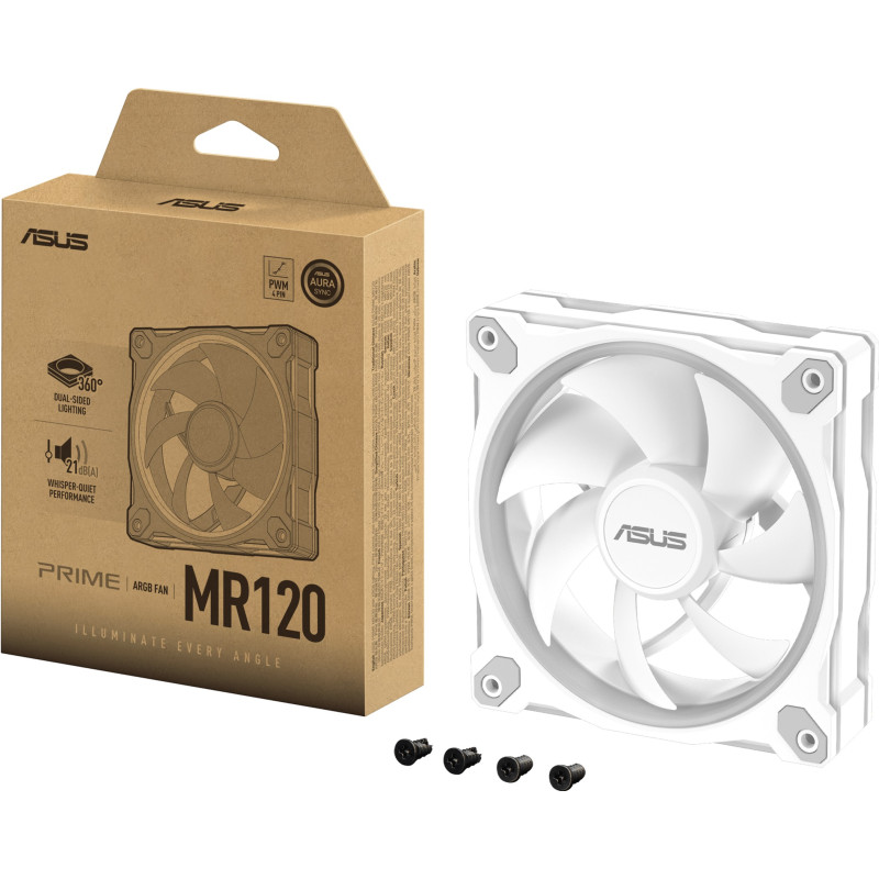 Кулер ASUS PRIME MR120 ARGB WHITE (90DA00I3-B09000)