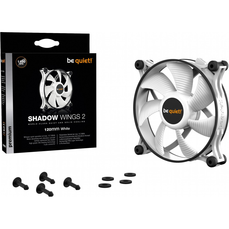Кулер Be Quiet! SHADOW WINGS 2 White (BL088)