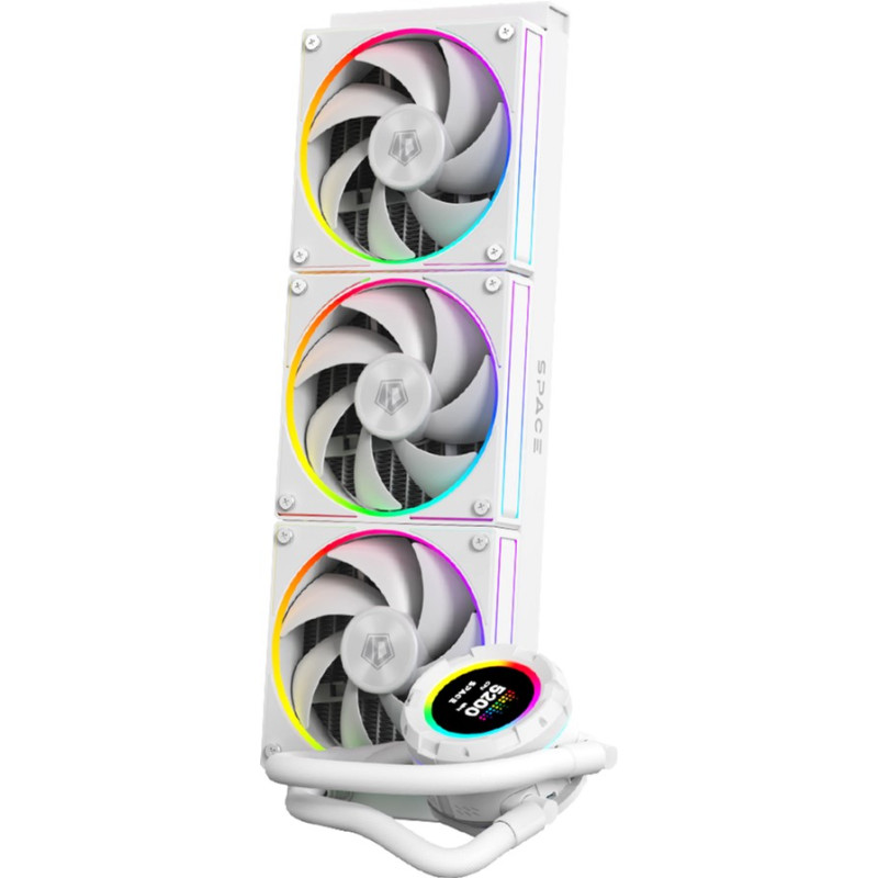 Система водяного охолодження ID-Cooling Space LCD SL360 White
