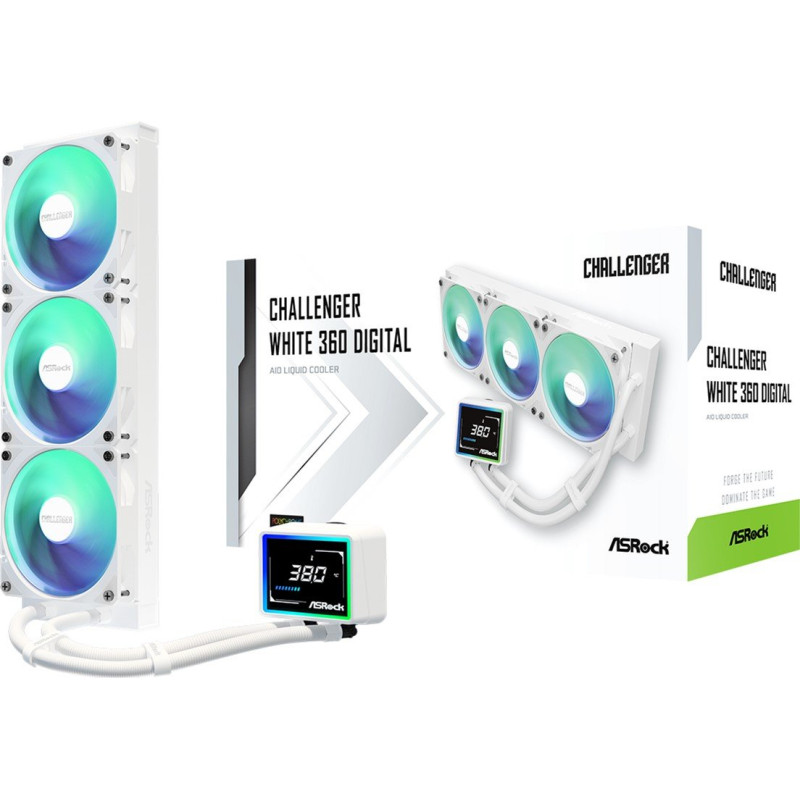Система водяного охолодження ASRock CHALLENGER WHITE 360 DIGITAL