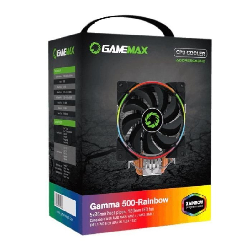 Кулер GameMax Gamma 500 Rainbow
