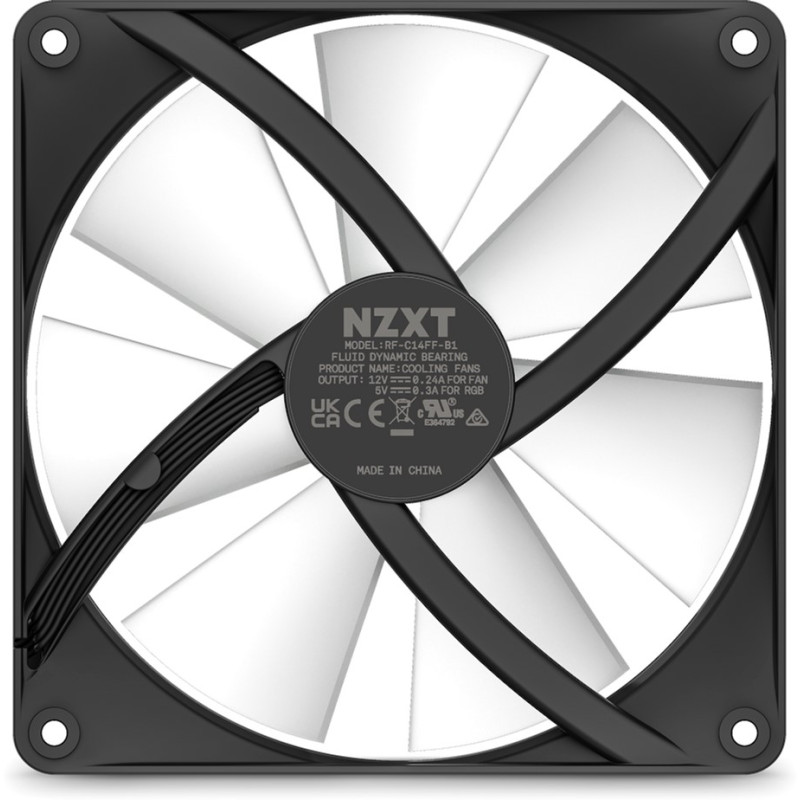 Кулер для корпусу NZXT F140RGB (RF-C14SF-B1)