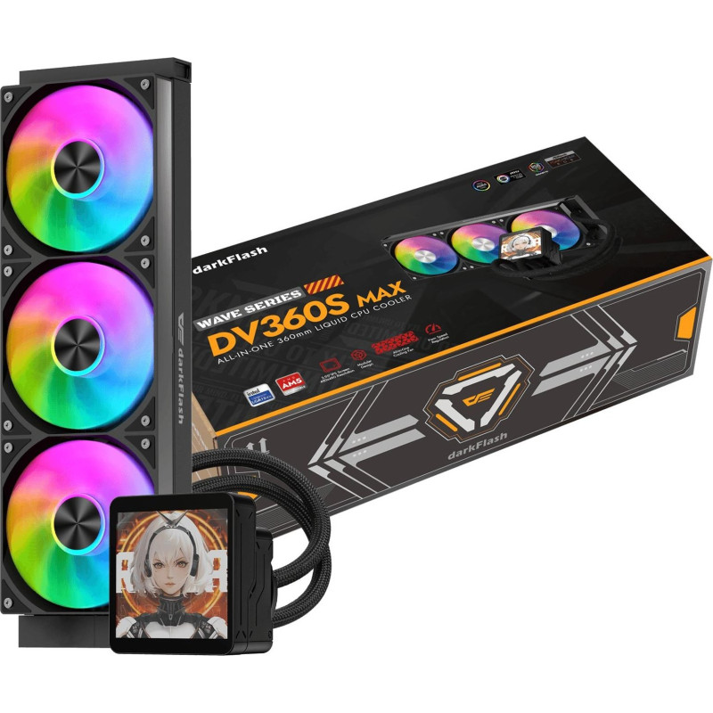 Система рідинного охолодження DARK FLASH DV360S MAX BLACK
