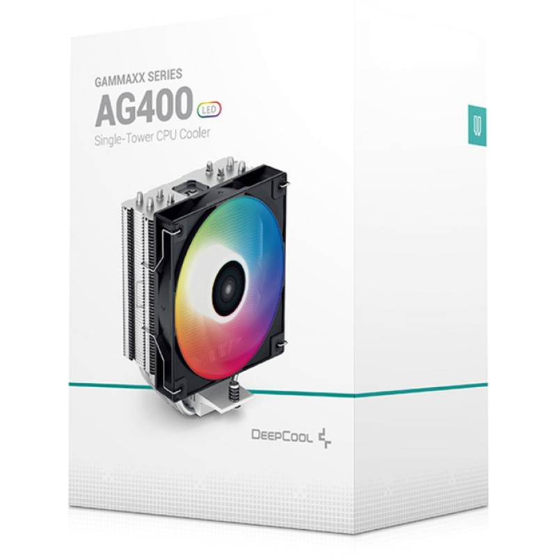 Кулер для процесора DeepCool AG400 BK ARGB (R-AG400-BKANMC-G-2)