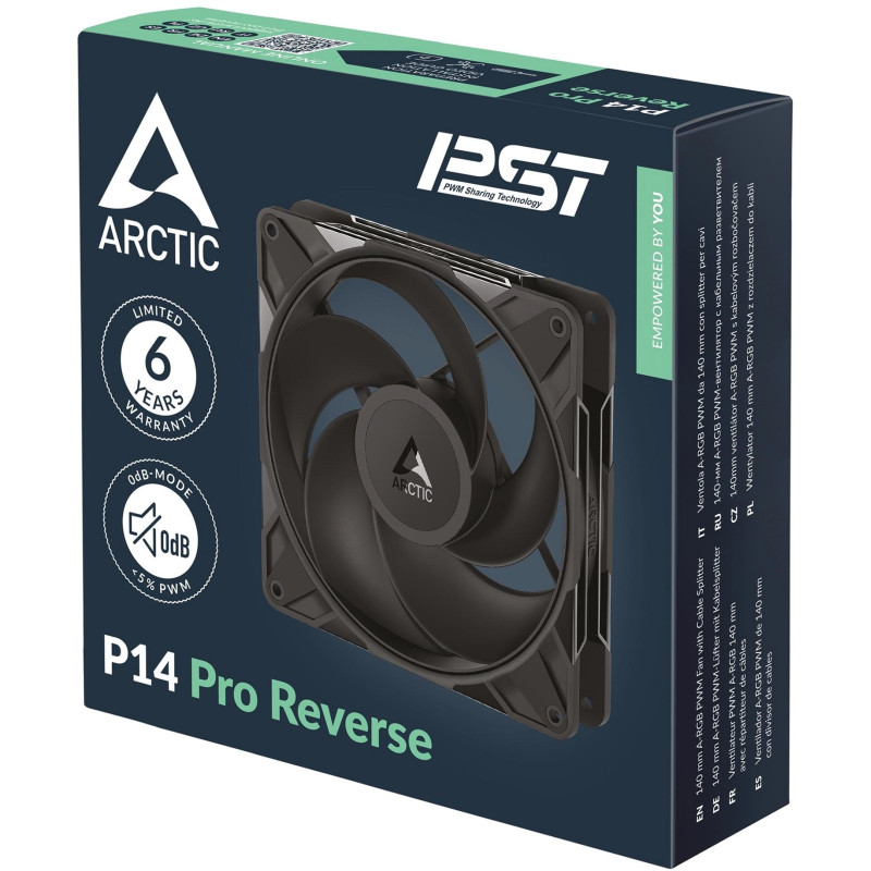 Кулер Arctic P14 Pro Reverse Black (ACFAN00329A)