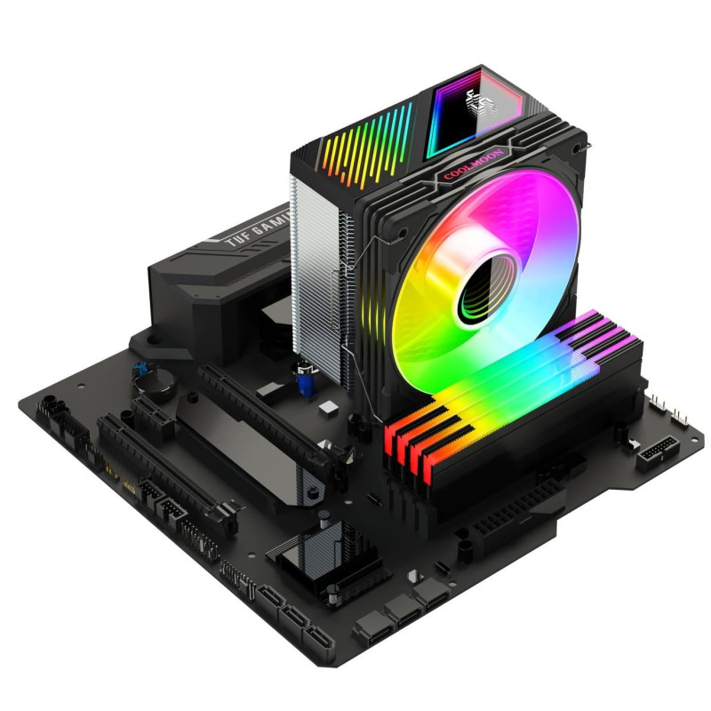 Кулер Coolmoon GT600 BLACK (GT600 BLACK)