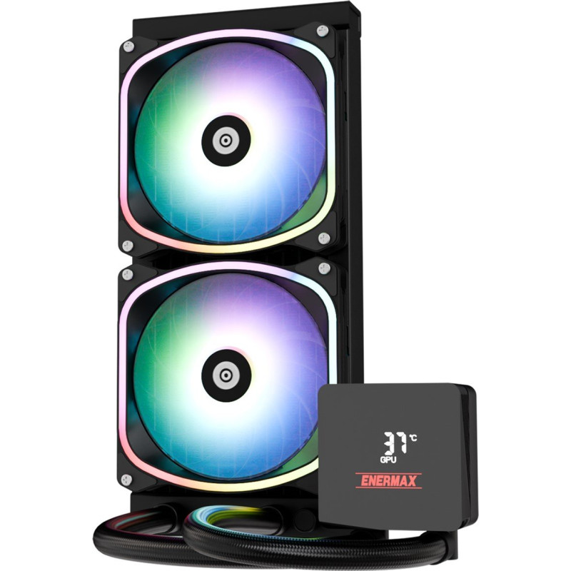 Система рідинного охолодження Enermax Aquafusion II 240 ARGB (ELC-AQFS240-SQA)