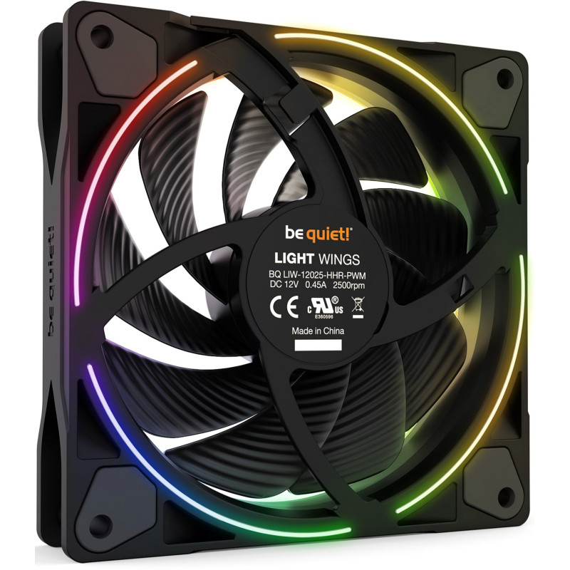 Кулер be quiet! Light Wings 120mm PWM High-Speed 3-Pack Black (BL077)