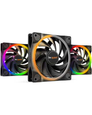 Кулер be quiet! Light Wings 120mm PWM High-Speed 3-Pack Black (BL077)