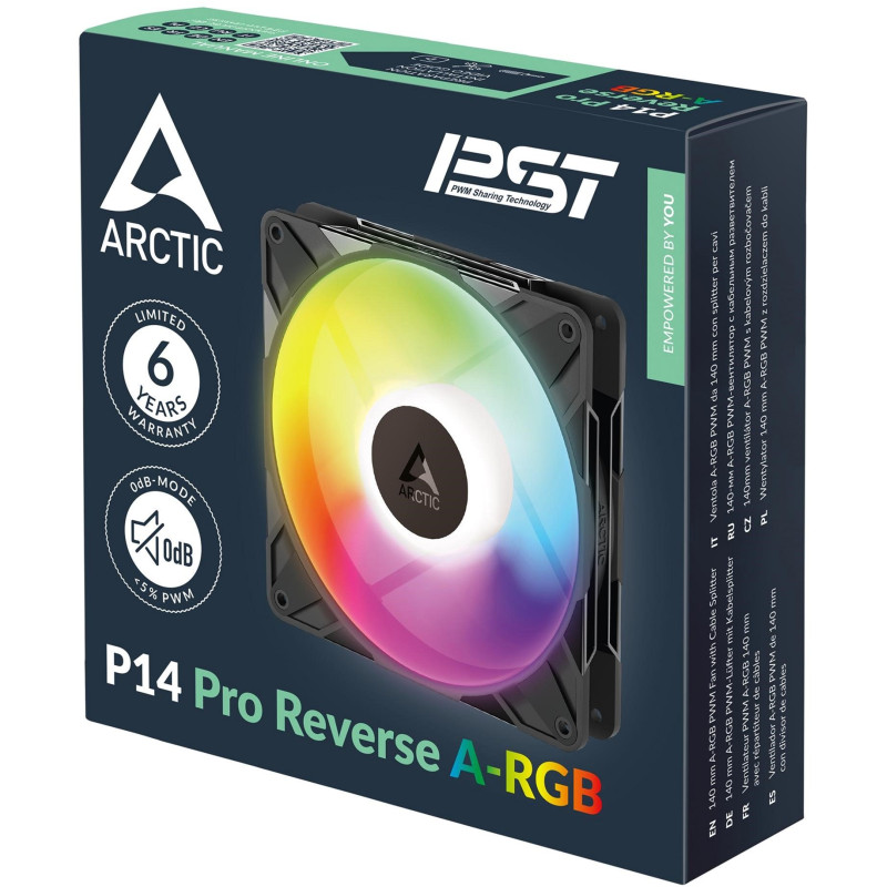 Кулер ARCTIC P14 PRO REVERSE A-RGB 3P ACFAN00327A