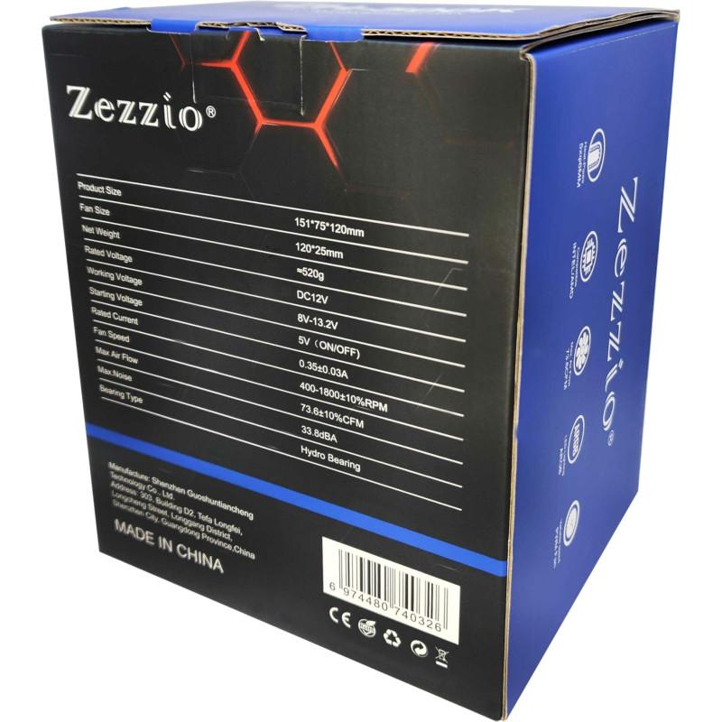 Кулер до процесcора Zezzio ZH-500K